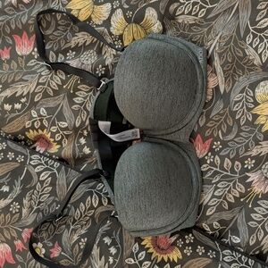 Adore Me Olive Heather Green Bra